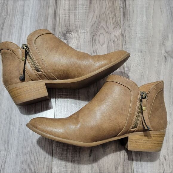Just fab viola zip Up booties Sz 8 - Picture 2 of 10